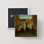 Die Fußballspieler, 1908 (Öl auf Leinwand) Button (Vorne & Hinten)