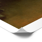 Die Fußballspieler 1908 (Öl auf Leinwand) Poster (Ecke)