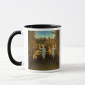 Die Fußballspieler, 1908 (Öl auf Leinwand) Tasse (Links)