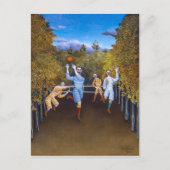 Die Fußballspieler | Henri Rousseau | Postkarte (Vorderseite)