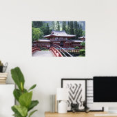 Die Fußbrücke - Byodo-In-Tempel Poster (Heimbüro)