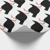 Die Füße der Krähe Geschenkpapier (Ecke)