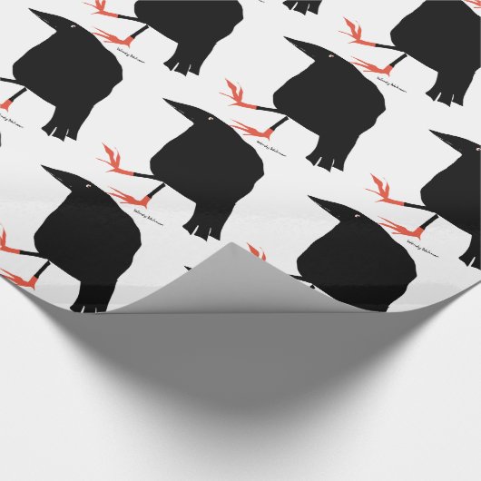 Die Füße der Krähe Geschenkpapier (Ecke)