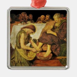 Die Füße Jesus-Schülers Ornament Aus Metall