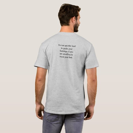 Die Füße verschieben T-Shirt (Schwarz voll)