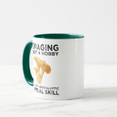 Die Futtersuche ist kein Hobby Chanterelle Mushroo Tasse (Vorderseite Links)