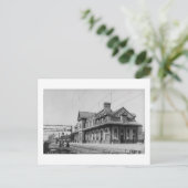 Die G.T.R. Eisenbahndepot - Louis Pesha Postkarte (Stehend Vorderseite)