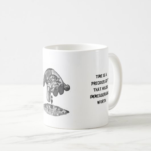 Die Gabe der Zeit Kaffeetasse (VorderseiteRechts)