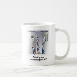 Die Gabelpolizei Funny Cartoon Geschenke & Sammler Kaffeetasse