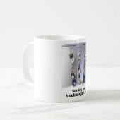 Die Gabelpolizei Funny Cartoon Geschenke & Sammler Kaffeetasse (Vorderseite Links)