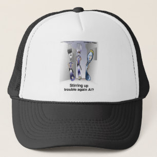 Die Gabelpolizei Funny Cartoon Geschenke & Sammler Truckerkappe