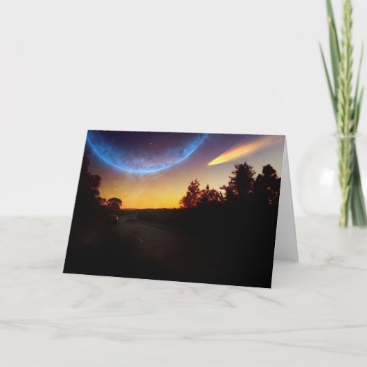 Die Galaxie-Ansicht Karte (Vorderseite)