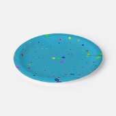 Die Galaxie beim Spielen" Papierplatte Pappteller (Schrägansicht)