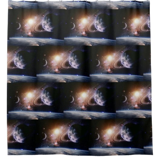 DIE GALAXIE DUSCHVORHANG (Vorderseite)