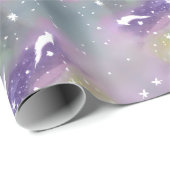 Die Galaxie Geschenkpapier (Rolleneckpunkt)