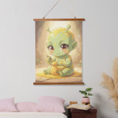 Die Galaxienwanderer des Nektars.2 Wandteppich Mit Holzrahmen (Schlafzimmer)