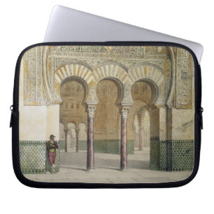 Die Galerie des Gerichtes der Löwen im Alhambra, Laptopschutzhülle