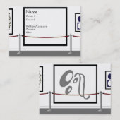 Die Galerie Visitenkarte (Vorne/Hinten)