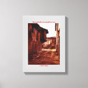 Die galicische Ecke/Recuncho galego/galician Leinwanddruck