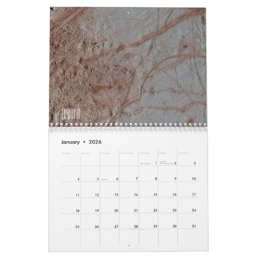 Die Galiläischen Monde Kalender (Jan 2026)