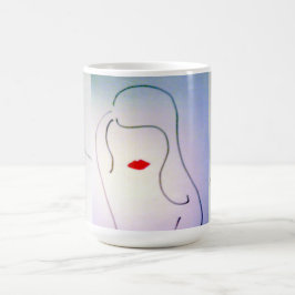 Die Galle trinkt Kaffeetasse