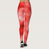 Die Gamaschen der roten Frauen Leggings (Rückseite)