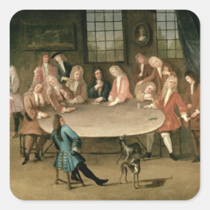 Die Gamblers Quadratischer Aufkleber