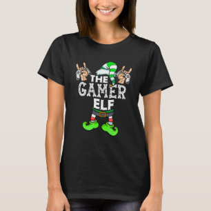 Die Gamer Elf Group passt zu Weihnachten der Famil T-Shirt