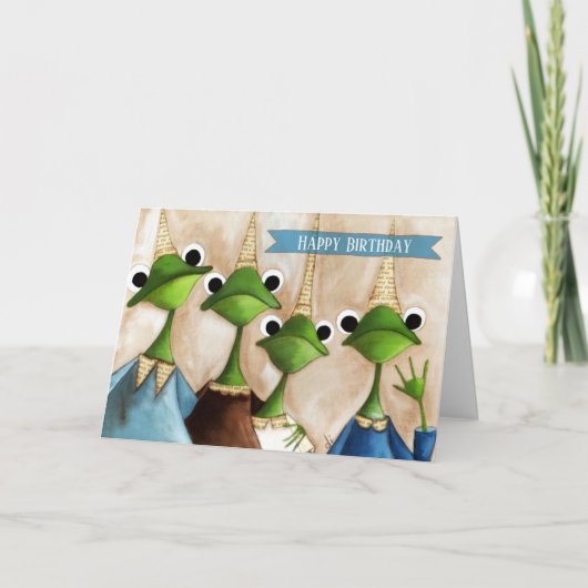 Die Gang - Geburtstagskarte Karte (Vorderseite)