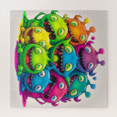 Die Gang ist alles Rainbow-Kreaturen rätseln Puzzle (Horizontal)