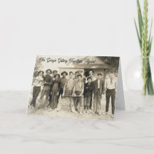 Die Gang-Zusammenkunft Klapp-Einladung