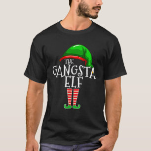 Die Gangsta Elf Group passt Familie Weihnachten Gi T-Shirt