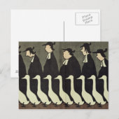 Die Gänse, anklerisch Postkarte (Vorne/Hinten)
