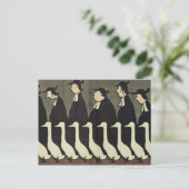 Die Gänse, anklerisch Postkarte (Stehend Vorderseite)