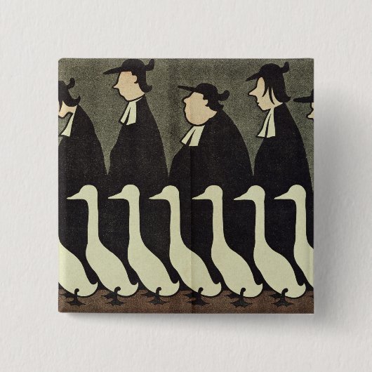 Die Gänse, Anti-kanzleimäßig Button (Vorderseite)