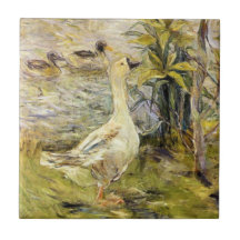 Die Gänse (von Berthe Morisot)