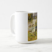 Die Gänse (von Berthe Morisot) Kaffeetasse (Vorderseite Links)