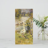 Die Gänse (von Berthe Morisot) Karte (Stehend Vorderseite)