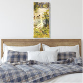 Die Gänse (von Berthe Morisot) Leinwanddruck (Insitu (Schlafzimmer))