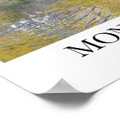 Die Gänse von Claude Monet Poster (Ecke)