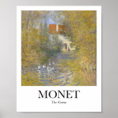 Die Gänse von Claude Monet Poster (Vorne)