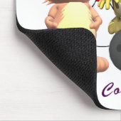 Die ganze coole Katzen-Schüssel Mousepad (Ecke)