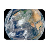 Die ganze Erde, die die östliche Hemisphäre zeigt. Magnet (Horizontal)