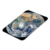 Die ganze Erde, die die östliche Hemisphäre zeigt. Magnet (Linke Seite)