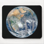 Die ganze Erde, die die östliche Hemisphäre zeigt. Mousepad (Vorne)