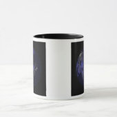 Die ganze Erde in der Nacht zeigt Stadtlampen Tasse (Zentrum)