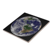 Die ganze Erde mit tropischen Stürmen im Atlantik Fliese (Seite)