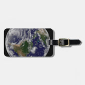 Die ganze Erde mit tropischen Stürmen im Atlantik Gepäckanhänger (Vorderseite horizontal)