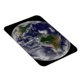 Die ganze Erde mit tropischen Stürmen im Atlantik Magnet (Rechte Seite)