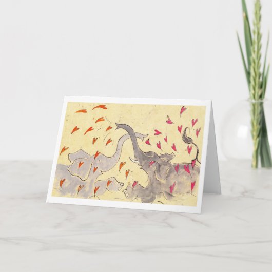 Die ganze Flattern Feiertagskarte (Vorderseite)